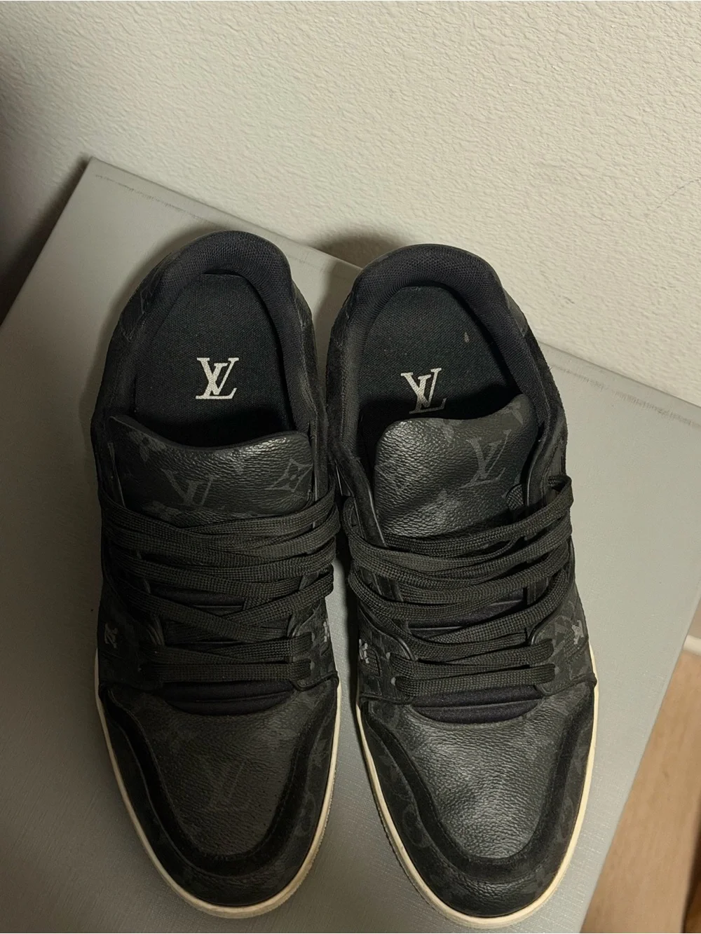 LV Trainer leather low sneakers